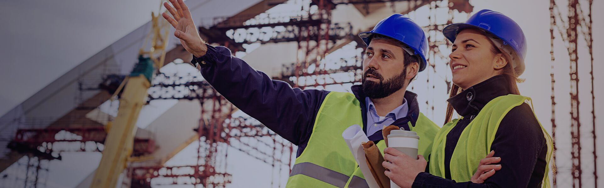 An image to show two construction workers