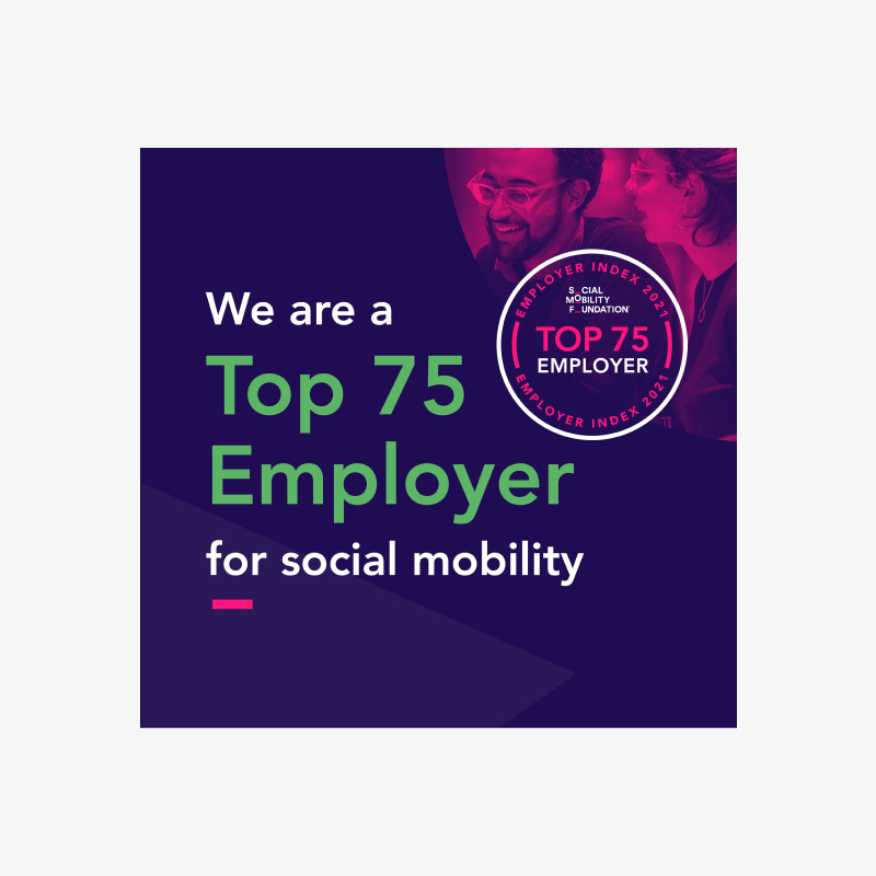 Image of Social Mobility Employer Index 2021 logo