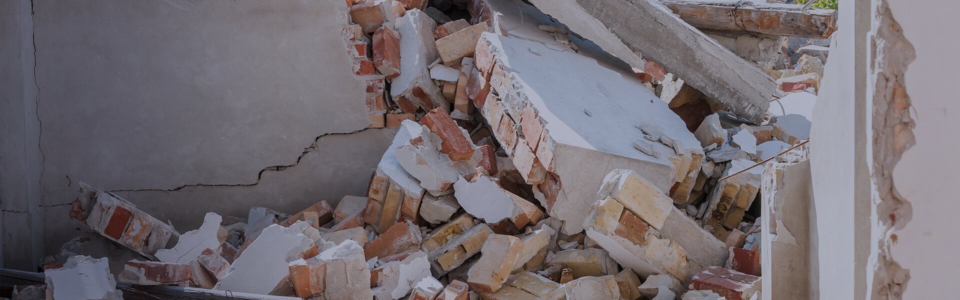 Image of collapsed building