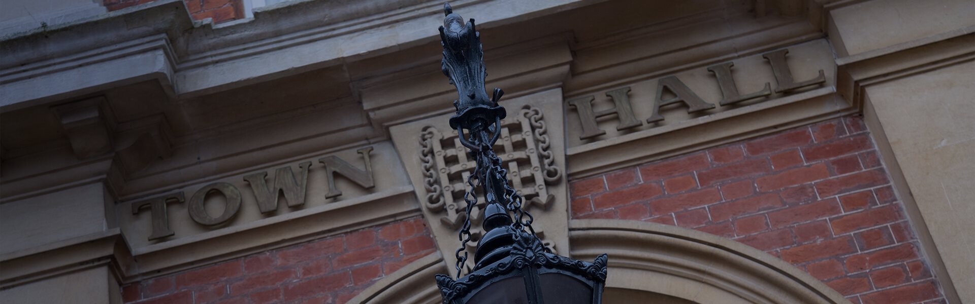 Image of a town hall front entrance
